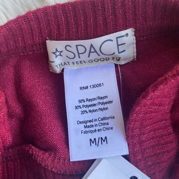 L space Bright Burgundy Lounge Top Bralette - Picture 3 of 4